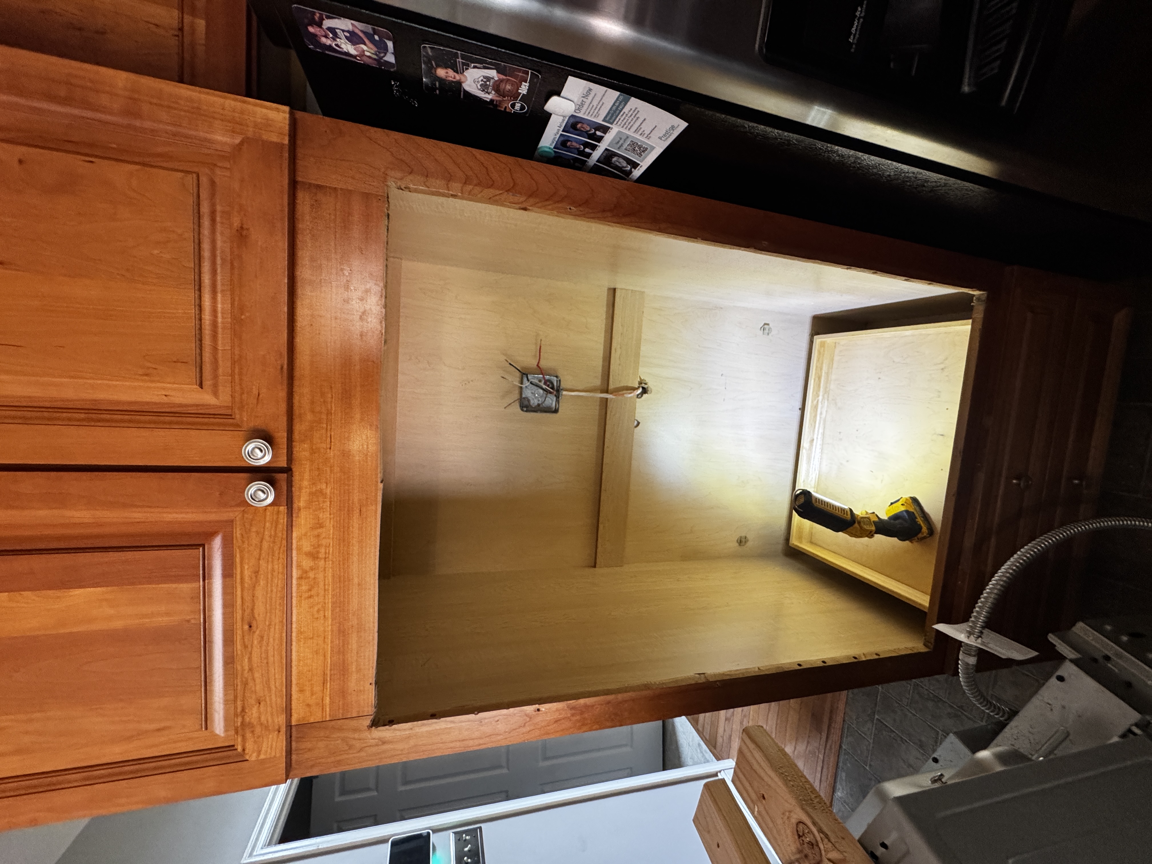 Recent project - homeowner appliance installation